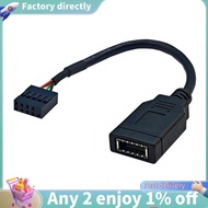 E7-USB 9PIN to TYPE-E Adapter Cable USB 9PIN to TYPE-E Cable Front Panel Adapter USB 9PIN to TYPE-E 