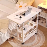 Folding Bed Sofa Home Dormitory Computer Desk Portable Home Side Movable Desk Bedside Table NF0H