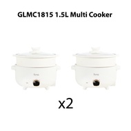 IONA 1.5L Electric Cooker with Steamer | Ceramic Travel Portable Mini Cooker Hotpot 电煮锅 - GLMC1815