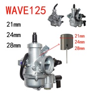 WAVE125 BIG 21 24 28MM CARBURETOR FOR KEIHIN W125 WAVE DREAM EX5 WAVE110 WAVE100 XRM125 RACING MOTORCYCLE CARBURETOR