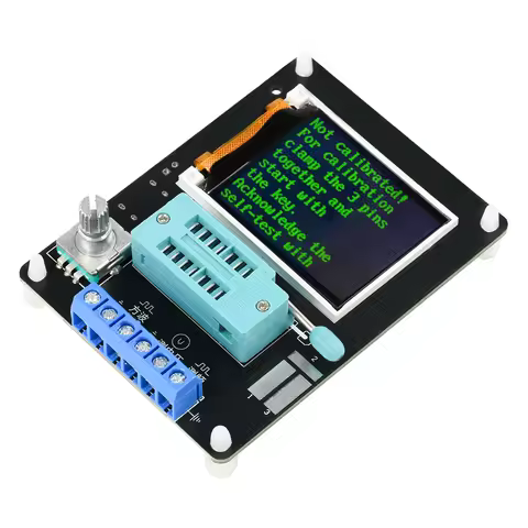 LCD Display GM328A Transistor Module Diode Tester Capacitance ESR Voltage Frequency Meter PWM Wave G