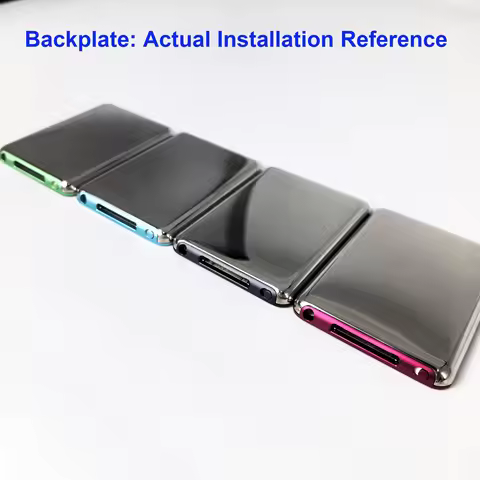 For iPod Nano 3 3rd Gen 4GB 8GB Blank Metal Rear Housing Back Case Cover Replacement Backplate Shell