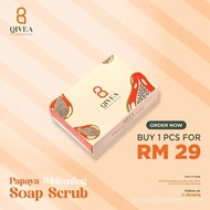 1pcs Qivea Papaya Whitening Soap Scrub