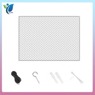 Cat Netting Balcony, 10x13ft Steel Wire Reinforced Balcony Screen for Pets, Anti-Fall Pet Mesh Fence