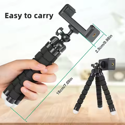 Tripods Tripod For Phone Mobile Camera Holder Clip Smartphone Monopod Tripe Stand Octopus Mini Tripo