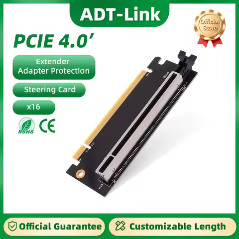 ADT-Link PCIe 4.0 x16 Gen 4/5 Test Protection Card Expansion Riser Extended Card Adapter PCI-E Slots