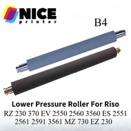 Lower Pressure Roller For Riso RZ 230 370 EV 2550 2560 3560 ES 2551 2561 2591 3561 MZ 730 EZ 230 B4