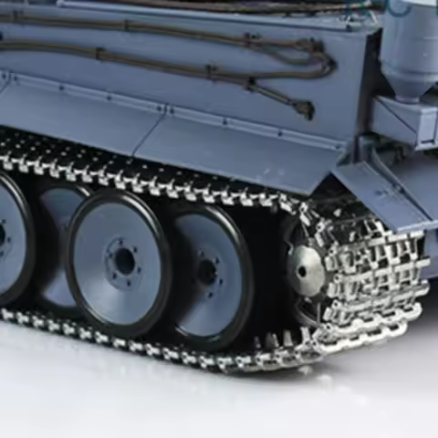 Toys Gifts 1/16 Heng Long 7.0 Tiger I RC Tank FPV 3818 W/ 360 Turret Barrel Recoil Remote Control Ca