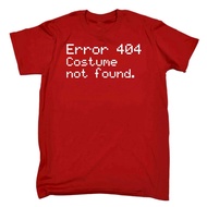 Men'S Error 404 Costume Not Found Funny Joke Halloween Geek Nerd It T-Shirt