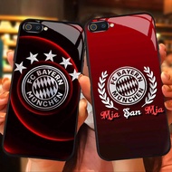 MK-17 FC Bayern Liquid HD Glass Casing for Realme C1 C2 C2s OPPO A3S A5 A12E
