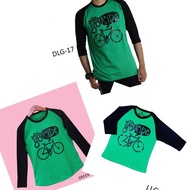 Baju Couple Keluarga Motif Sepeda Lets Go Ride/ Kaos Distro Family