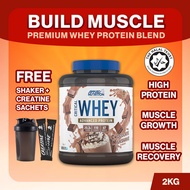 (Free Shaker) Applied Nutrition Critical Halal Whey Protein Blend Build Muscle High Protein 2kg