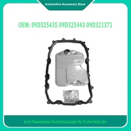 09D325435 09D325443 09D321371 Auto Transmission Filter Pan Gasket Oil Filter Oring Set for VW Touare
