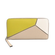 【二手】 LOEWE Puzzle Zip Around Wallet C510T12X10 小牛皮灰色