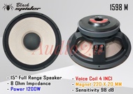 SPEAKER KOMPONEN 15 INCH BLACK SPIDER BS 1598 M BLACKSPIDER BS 1598M