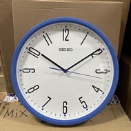 [TimeYourTime] Seiko Clock QHA011L Decorator Blue Analog Quartz Standard Basic Wall Clock QHA011