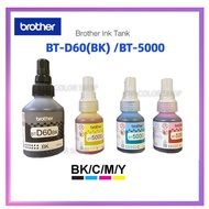 Brother BT5000C/M/Y/BTD60BK Genuine Ink Cartridge Page Yield up to 5K/6.5K Pages (BT-5000 BT5000 BT-