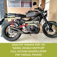 Exhaust Yamaha xsr 155 xsr155 Double muffler bonus Db killer MANTAPP.