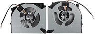 New CPU and GPU Cooling Fan Replacement for Rainbow Will Star X15 at XS RTX3050 Series FPP6 DFS5K223