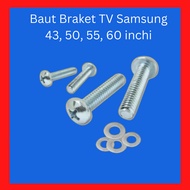 Baut bracket tv khusus untuk tv Samsung 43 - 50 - 55 60 inch