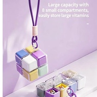 Portable Weekly Pill Dispenser - Large 7-Day AM/PM Medicine Organizer Box