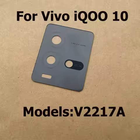 Replacement For Vivo iQOO 10 Pro Rear Back Camera Glass Lens Cover With Glue Sticker Repair Parts V2