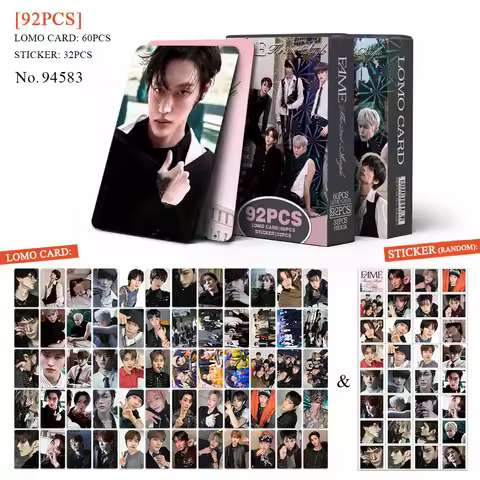 KPOP New 92Pcs Small Card RIIZE Album Fame Greeting Card Photo Card Sticker LOMO Card Small Card Per