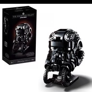 Compatible with Lego Building Blocks Star Wars 75274 Titanium Fighter Pilot Helmet Mask Boy Assemble