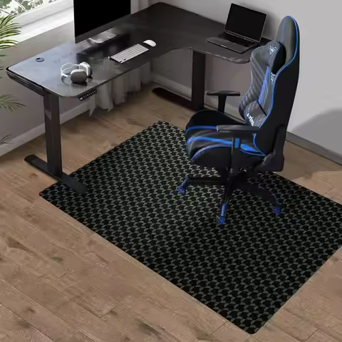 35.43"x47.24"/90x120cm 3D Style Anti-Slip Office Swivel Chair Mat PVC Computer Gaming Chairs Rugs Ha