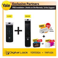 YALE YDR50GA + YMF40A RL (ROLLER LATCH) DIGITAL LOCK