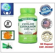 Truth Brand Super Ceylan Cinnamon+Biotin+Chromium for control blood sugar and metabolism 60 capsules
