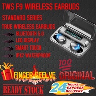 TWS F9 & F9 UPGRADED Version Waterproof Wireless Earbuds LED Display with Microphone