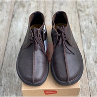 [HOT SALE] CLARKS DESERT TREK 04 Genuine Leather Smart Casual Coffee Leather S1690001