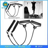 [Almencla1] 2x Exercise Bands with Handles Pull Rope Workout Trampoline Resistance Bands