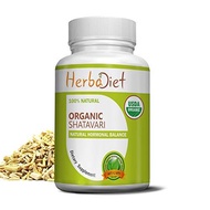 [PRE-ORDER] Shatavari Root Organic Capsules Ayurvedic Herb for Women Health Support, Balanced Female Hormones, Lactation Supplement 100% Pure Wild Asparagus Racemosus Roots (120 Capsules) (ETA: 2022-08-01)
