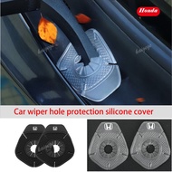 Honda Car Wiper Cover Wiper Hole Protection Silicone Cover Anti-debris Anti-leaf for Honda City Civic Civic Fd Jazz Stream Vezel Freed Shuttle Accessories