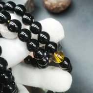 【สินค้าใหม่】สร้อยข้อมือสร้อยคอสายร้อยลูกปัดลูกประคำ Tektite ขนาด6มม.