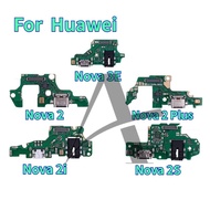 Charging Port Connector Board Parts Flex Cable With Microphone  Replacement Parts For Huawei Nova 3i