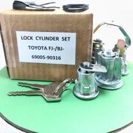 TOYOTA Lock Cylinder Set Fj-/Bj- Part:69005-90316 Key Set 2FTOYOTA Bj40/ TK Brand Made In China