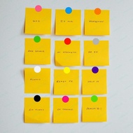 Cind Solid Color Circle Sticker Round Color Circle Dot Sticker Labels Adhesive Round Sticker Color C