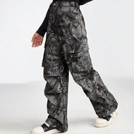 Tween Girls Fall/Winter Rapper Grunge Camo Graphics Cargo Pants For Halloween Outfits