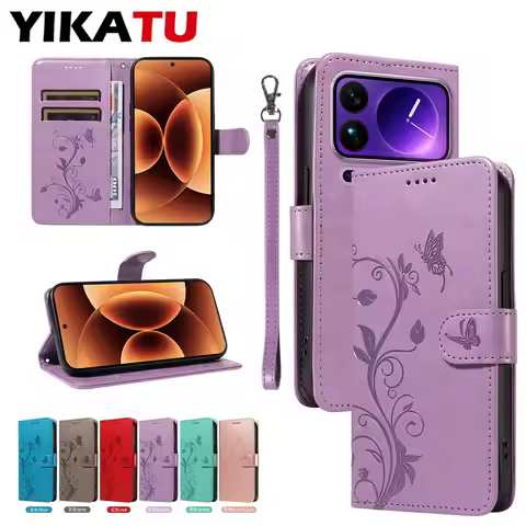 Wallet Leather Case For Xiaomi Redmi 15 5G 15C 14C 13C 13R 13X 13 4G 12 12C 11A 10 Prime 10X 10C 10A