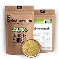 200 g Organic Pumpkin Seed Protein Powder | 59% Protein | Vegan Protein Powder | 100% Natural | No Additives | Taste Market