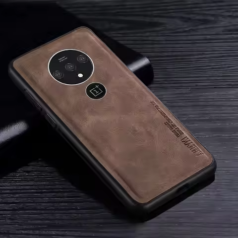 Simple pattern 1+ Silicone Soft TPU bumper Case For Oneplus 7T 8 8T Pro leather Case For One plus 7T