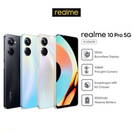 Realme 10 Pro 5G Ram 8GB Rom 256GB หน้าจอ 6.72 นิ้ว FHD+ กล้อง 108 MP แบต 5,000 mAh รองรับชาร์จไว 33W เครื่องใหม่ รับประกันศูนย์ไทย