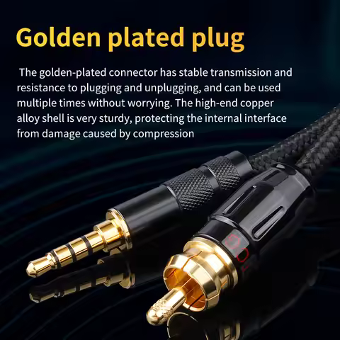 SPDIF Coaxial Cable HIFI 3.5mm 4-Poles To RCA SPDIF Coaxial Digital Audio Cable HiFi Home Theater fo