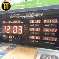 AUTOMATIC Led Digital Adzan CLOCK Tnt2019. PRAYER SCHEDULE