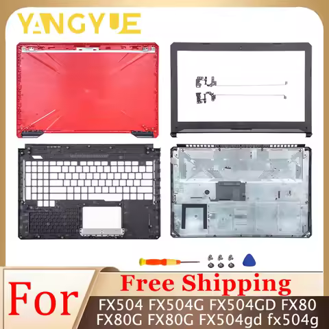 NEW Laptop Case For FX504 FX504G FX504GD FX504GM FX80 FX80G FX80GD FZ80 Laptop Lid LCD Back Cover Fr