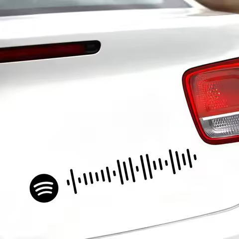 Custom Spotify Song Code Vinyl Decal , Personalized Music Code Sticker Car Window Laptop Decor Remov