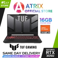 【Express Delivery】ASUS TUF Gaming A15 | FA506NC-HN023W | 15.6" FHD | Ryzen 5 7535HS | 16GB DDR5 | 512GB SSD | Win11